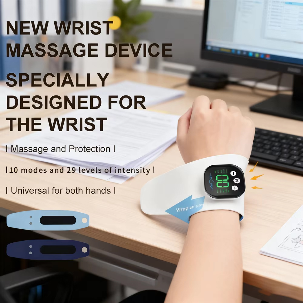 Wrist Wrap Support - Elektryczny masażer dłoni i nadgarstka EMS,