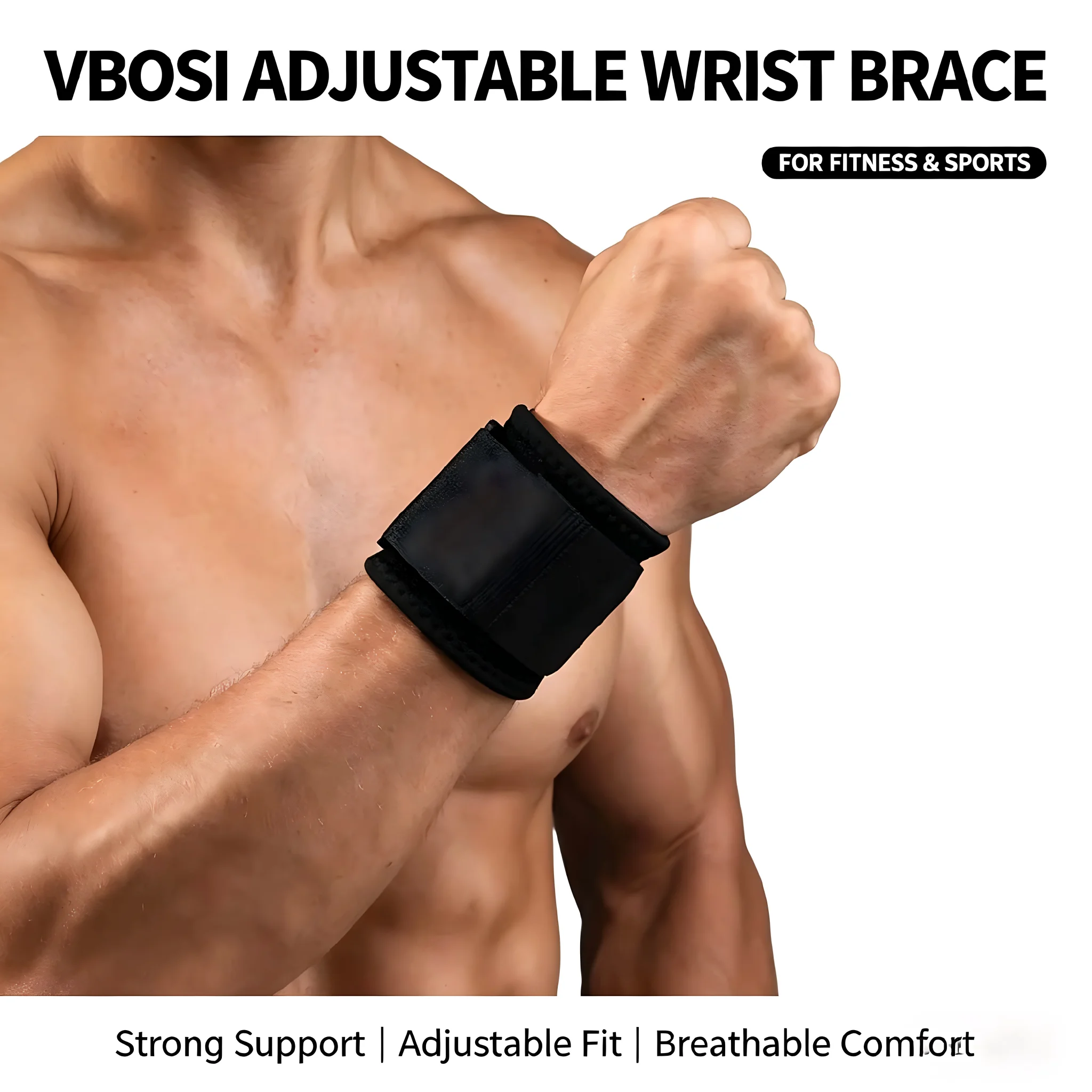 Wrist Wrap Support - Profesjonalne oddychające owijki na nadgarstki do