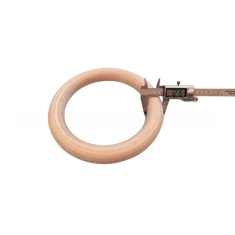 Gymnastic Ring Wood - Bezpieczne, wytrzymałe kółka gimnastyczne z drewna