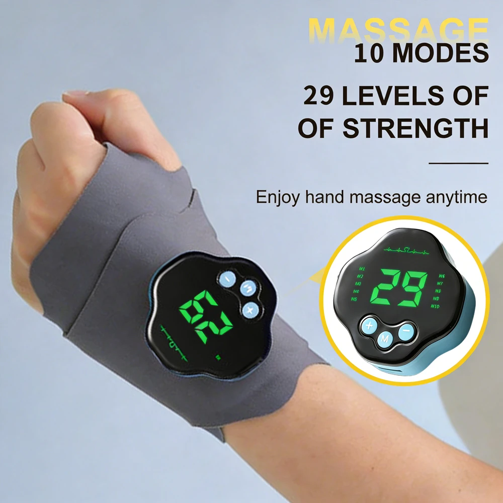 Elektryczny masażer do rąk z 2 – Wrist Wrap Support recenzja i cena