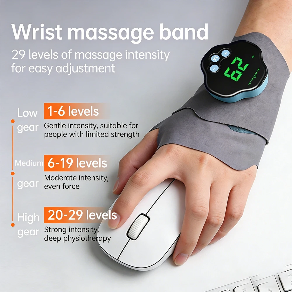 Elektryczny masażer do rąk z 2 – Wrist Wrap Support recenzja i cena