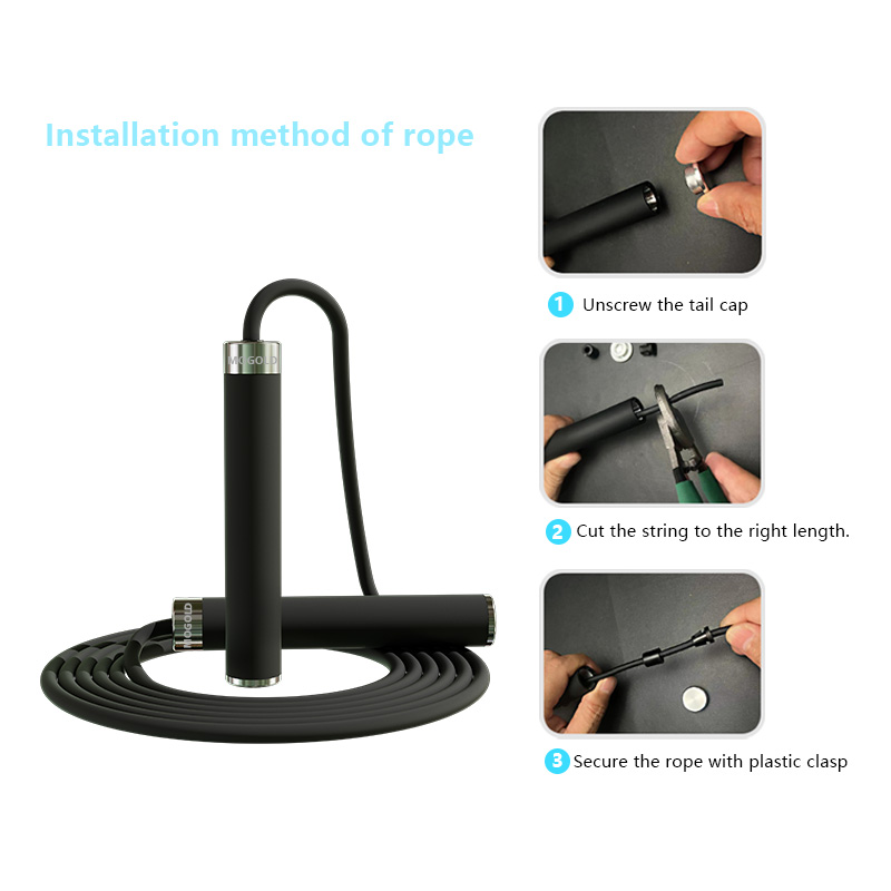 Boks Skakanka sport Ćwiczenia  – Skipping Rope Pvc recenzja i cena