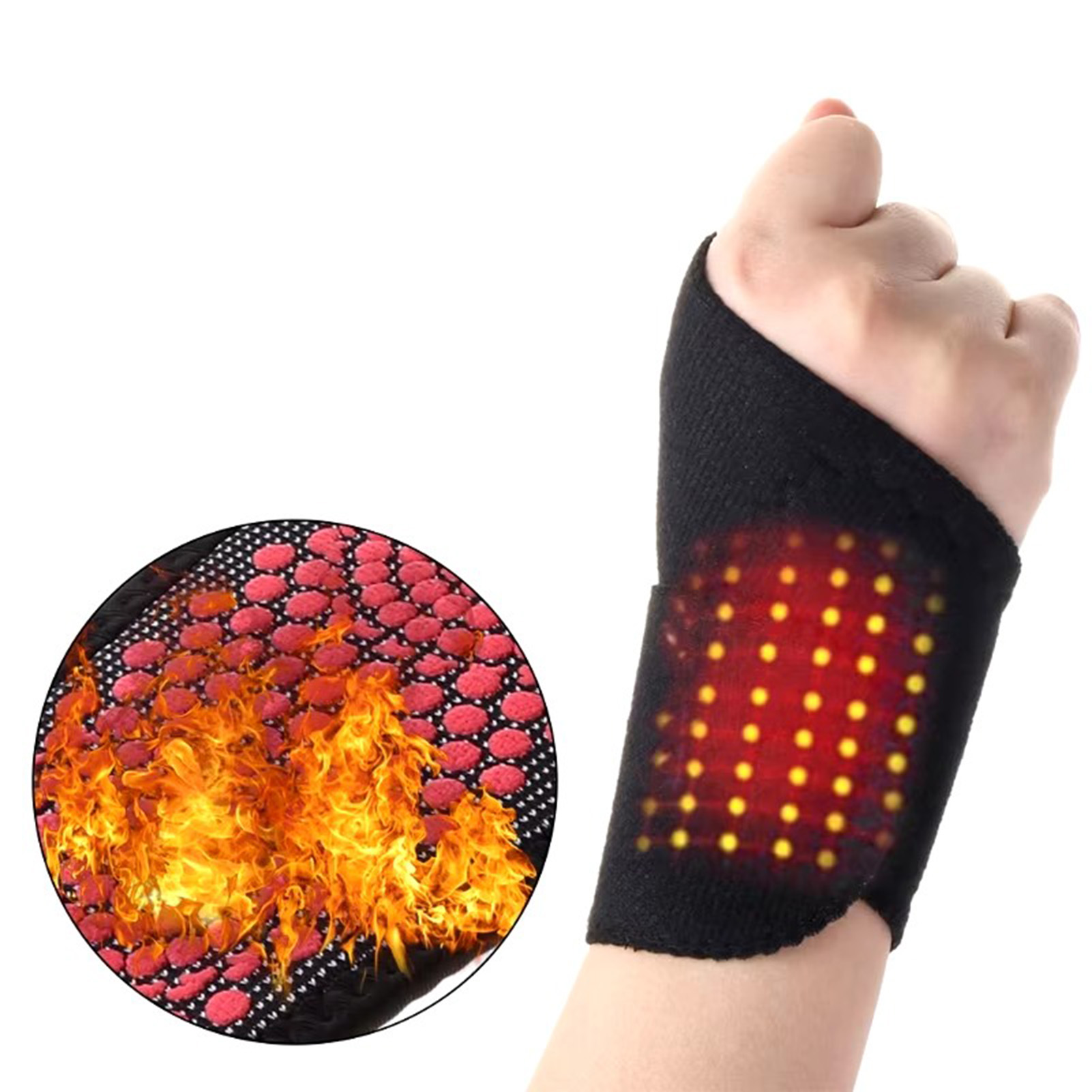 1/2 szt. Samonagrzewający się  – Wrist Wrap Support recenzja i cena