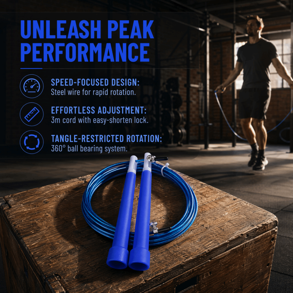 Przenośna stalowa lina do skak – Skipping Rope Pvc recenzja i cena